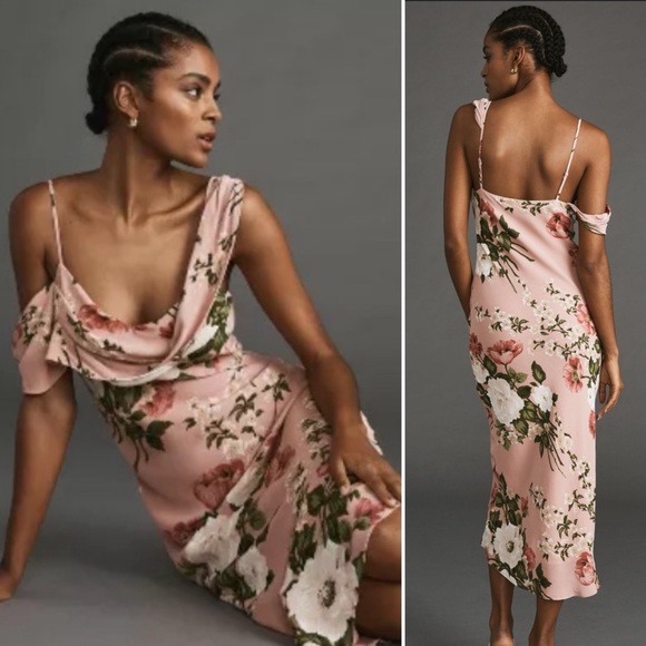Reformation Dresses & Skirts - Reformation Reya Maxi Dress, Pink floral, Size 10